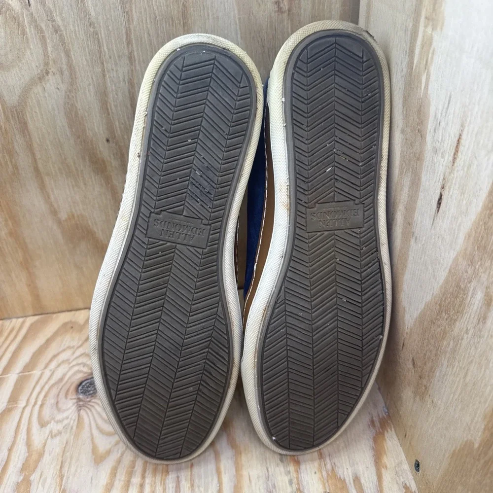 Allen Edmonds‎ Blue Suede Shoes 40 | 7 Porter Sneakers Made in Portugal Casual